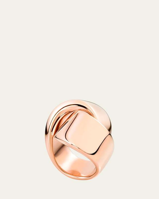 18K Rose Gold Abbraccio Ring